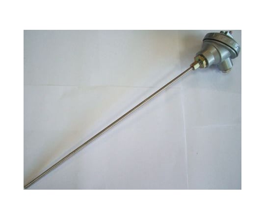 熱電対センサ　Kタイプ　接続ヘッドタイプ　-100°C　→　+1100°C　600mm　RoHS対応