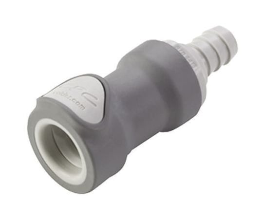 ホースカップリング　ソケットカプラ　ホース内径　3/8インチ　PP　NS4シリーズ