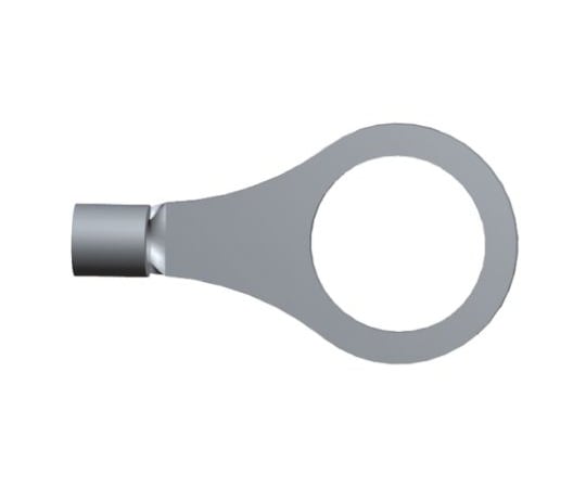 非絶縁 丸形圧着端子 Budgetシリーズ 内径：4.34mm スタッド径：M4 （#8） 26AWG 1袋（100個入）