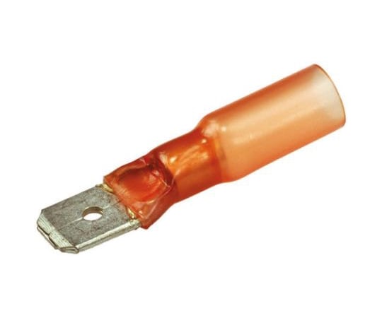 ファストン端子 メス DuraSeal シリーズ オス 6.35 x 0.8mm 22AWG to 18AWG 1箱（25個入）