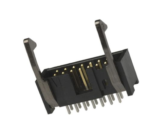 基板接続用ヘッダ　アンプラッチ　16極　2.54mm　2列　ストレート