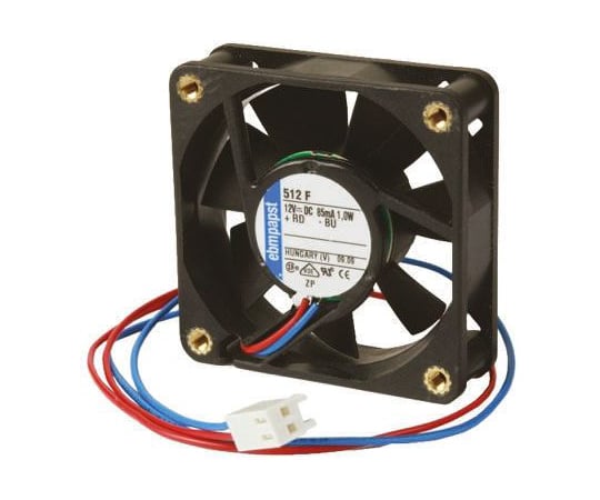 軸流ファン　電源電圧：12　V　dc　80　x　80　x　25mm　DC　（8400Nシリーズ）