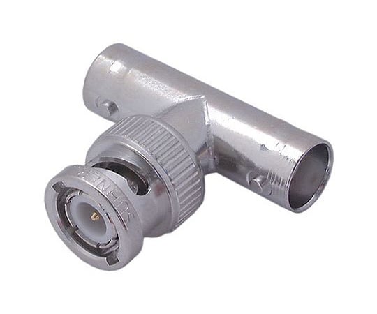 同軸　変換アダプタ　T型分岐　BNC　プラグ　-　BNC　-ジャック　-ジャック