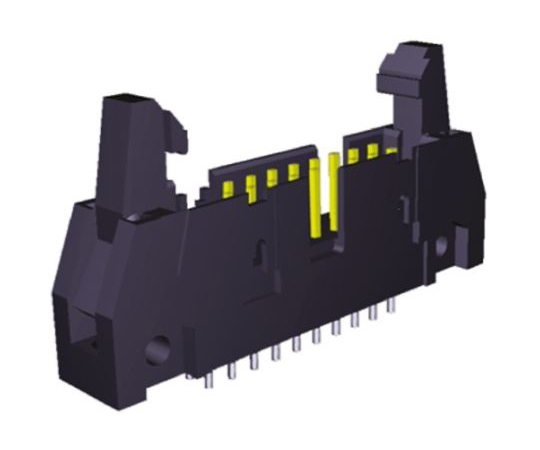 基板接続用ヘッダ　アンプラッチ　10極　2.54mm　2列　ストレート
