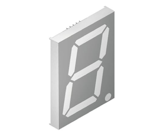 7セグメント 文字高 101mm 単桁 LED 数字表示器 緑 1箱（6個入）