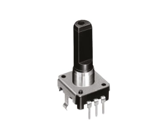 機械式ロータリエンコーダ　パルス数：12　フラット　シャフト　軸径：6　mm