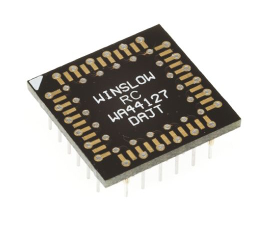 IC変換アダプタ　68ピン　メス　PLCC　68極　1.27　mm　2.54　mm　ピッチ