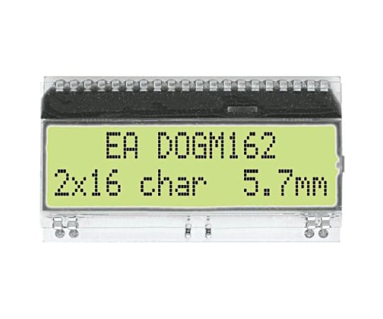 PoEスイッチHAT Raspberry Pi用 透過型 英数字 黒 2列16文字x16 char 1箱（36個入）