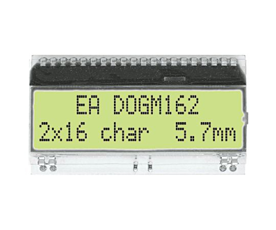 PoEスイッチHAT　Raspberry　Pi用　透過型　英数字　黒　2列16文字x16　char