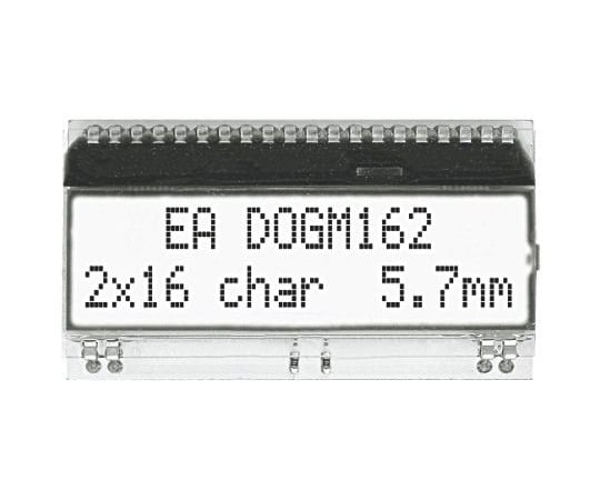 PoEスイッチHAT Raspberry Pi用 半透過型 英数字 黒 2列16文字x16 char 1箱（36個入）