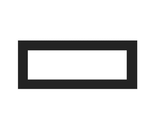 ベゼル EA DOGM081 EA DOGM132-5 EA DOGM162 EA DOGM163用 25 x 61mm 1箱（10個入）