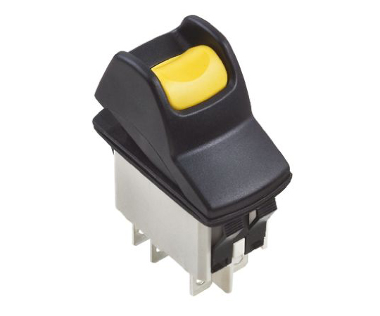 ロッカースイッチ　（アペム社）　黒/黄