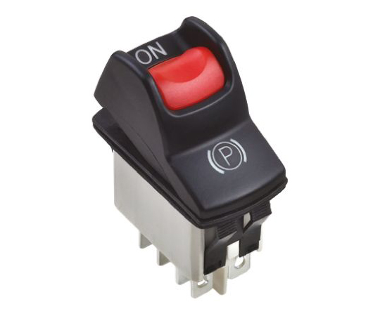 ロッカースイッチ　（アペム社）　黒/赤