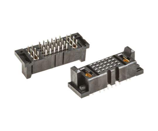 基板接続用ｿｹｯﾄ MPSC ｼﾘｰｽﾞ 2mm 26 極 4 列 ｽﾄﾚｰﾄ ｽﾙｰﾎｰﾙ ﾒｽ MPSC-01-24-01-7.70-01-L-V