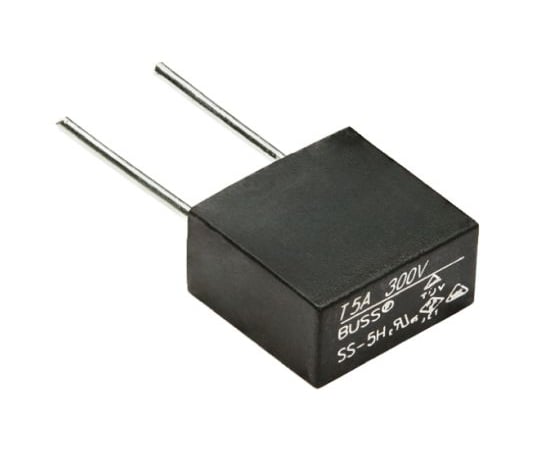 ラジアルリードタイプ ヒューズ 500mA 250V ac 1袋（5個入）