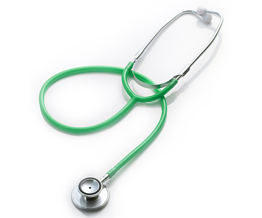 シャープスコープ　外バネタイプ　ヘッド：シルバー　チューブ：グリーン