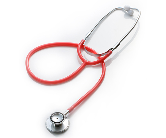 シャープスコープ　外バネタイプ　ヘッド：シルバー　チューブ：レッド