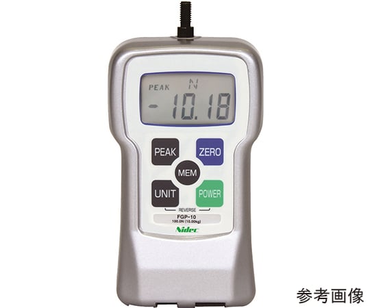 フォースゲージ（出力付／５０Ｎ）/メーカー校正証明書+トレサビリティ体系図付