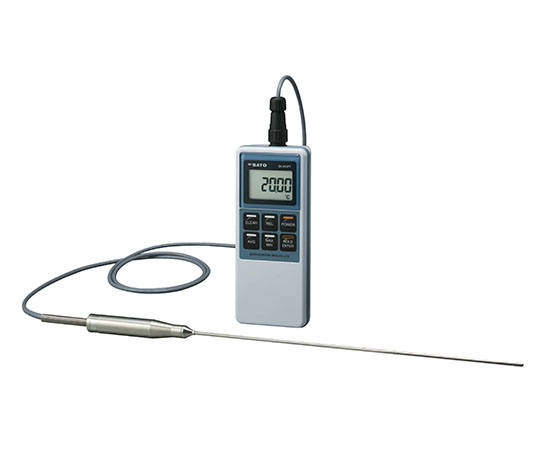 JCSS校正証明書付 精密型デジタル標準温度計/低温センサ（グリップ）付き SK-810PT/S810PT-30