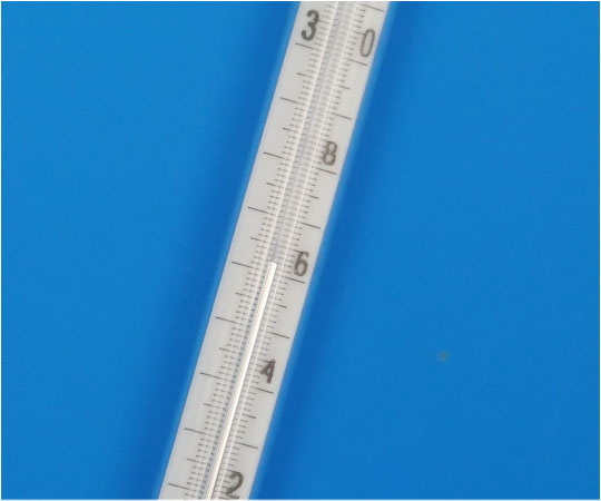 64-0702-64 水銀ゼロ標準温度計 +150～200℃ （0.1） 一般校正証明書