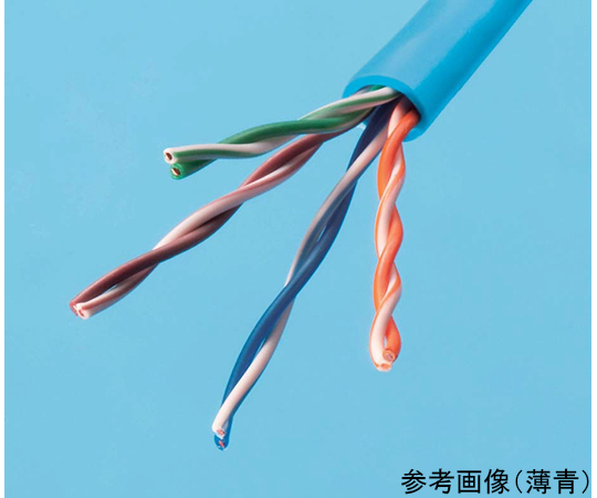 アメリカ通販ファッション LAN用メタルケーブル 64-0719-95 薄青 SKLAN 1巻（300m入） PCケーブル・コネクタ