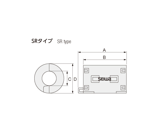 分割フェライトコア 1セット（40個入）