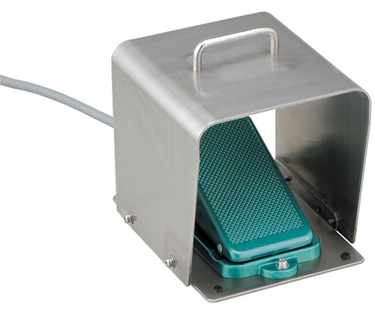 フットスイッチ　ステンレスカバー付