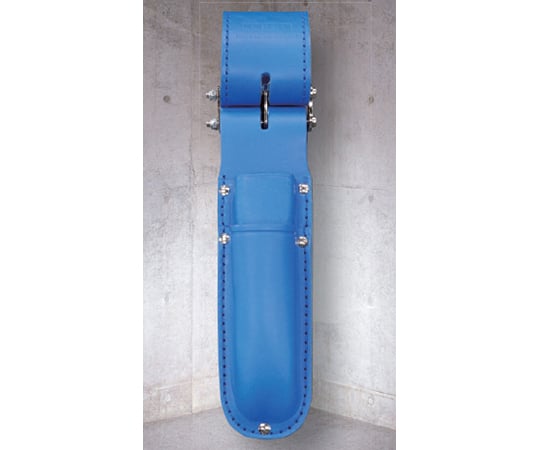 電工ナイフ・カッターホルダー　2段　チェーン式　ブルー