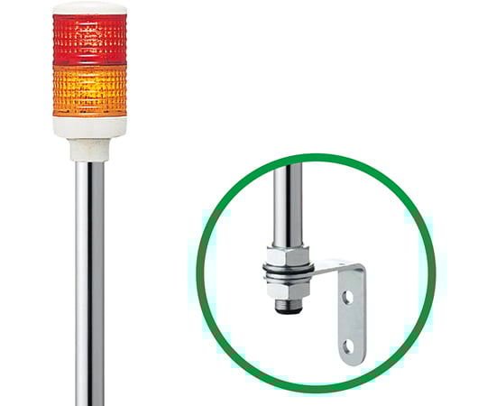 積層式LED表示灯　赤黄