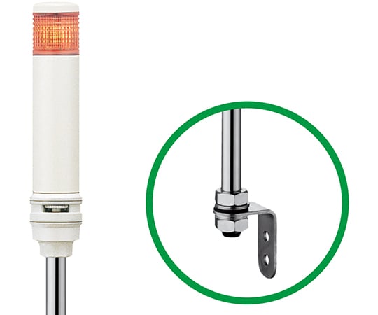 積層式LED表示灯　赤