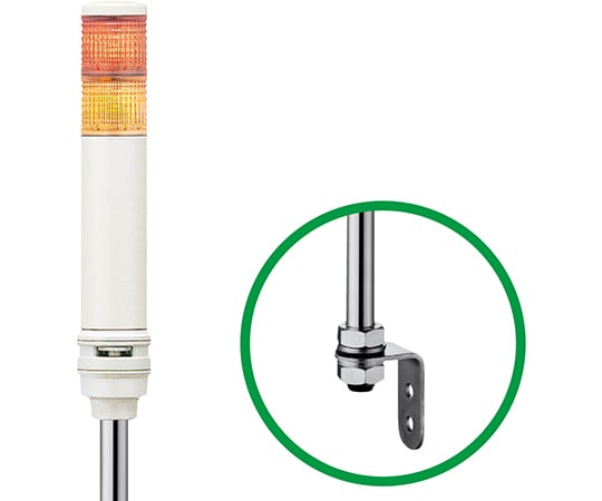 積層式LED表示灯　赤黄