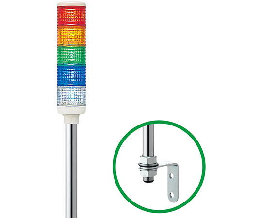 積層式LED表示灯　赤黄緑青白