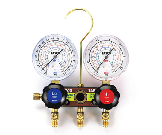R404A　R407C　R507A　R134a用　サイトグラス付ゲージマニホールドキット