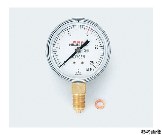 酸素調整器用ゲージ