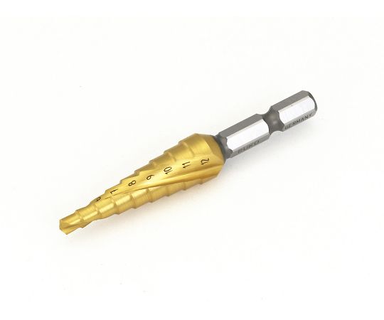 チタンコーティング　ステップドリル