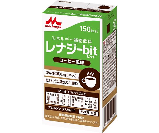 エネルギー補給飲料 レナジーbit（コーヒー風味）1箱（24パック入） 650036