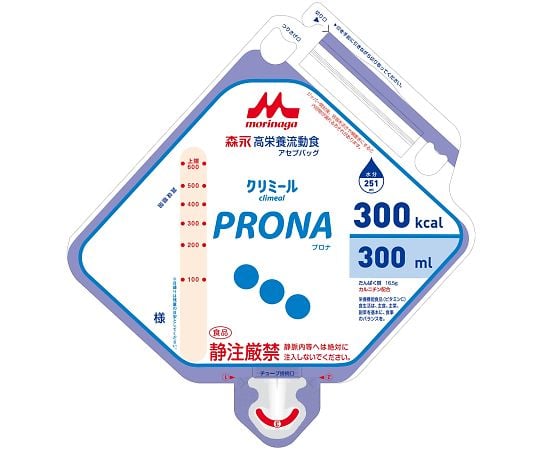 64-0833-82 高栄養流動食 PRONAアセプバッグ（300） 641343