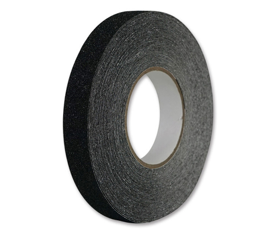 樹脂（非鉱物粒子）滑り止めテープ 黒 25mm×18m 14453