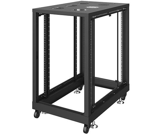 19インチサーバーラック　パネルなし　18U