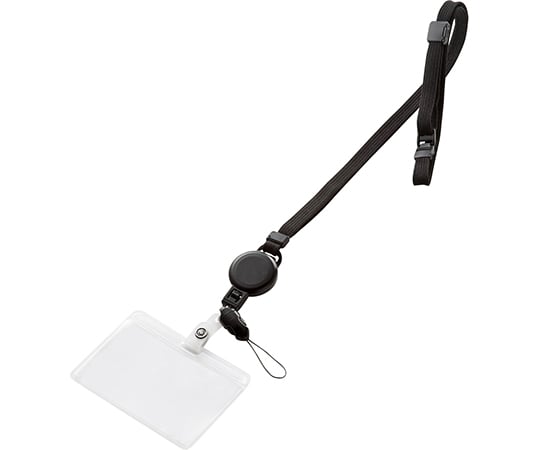 リール付ストラップ　ソフトタイプIDケース付