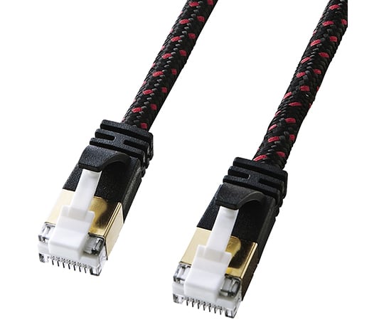 つめ折れ防止カテゴリ7細径メッシュLANケーブル