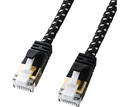 つめ折れ防止カテゴリ7細径メッシュLANケーブル