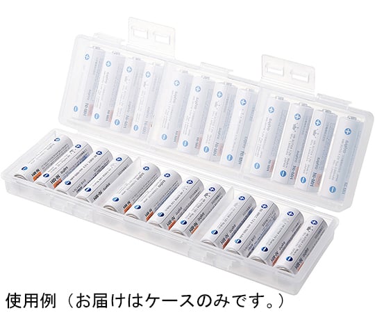電池ケース　単3形専用大容量タイプ　クリア