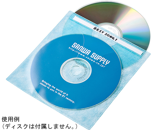 DVD CD不織布ケース 5色ミックス FCD-FN100MXN