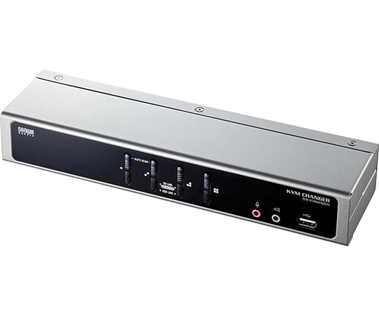 デュアルリンクDVI対応　パソコン自動切替器　4：1