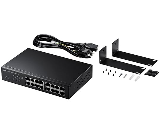 Giga対応　スイッチングハブ　16ポートループ検知機能つき