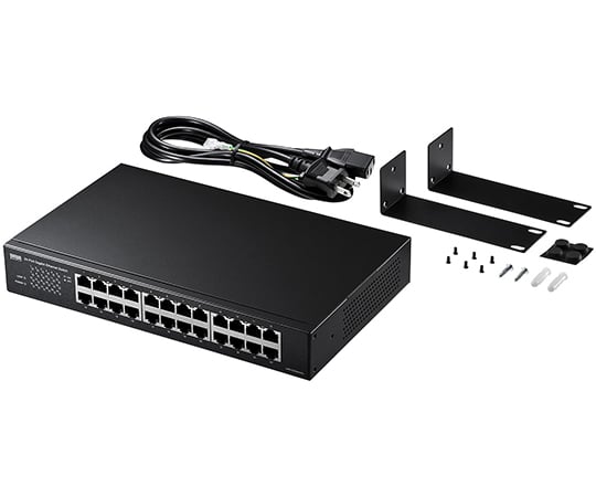 Giga対応　スイッチングハブ　24ポートループ検知機能つき