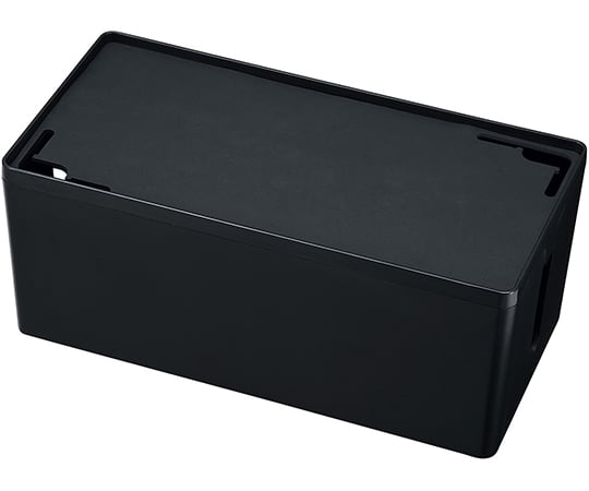 64-0890-78 ケーブル＆タップ収納ボックス CB-BOXP1BKN2 【AXEL