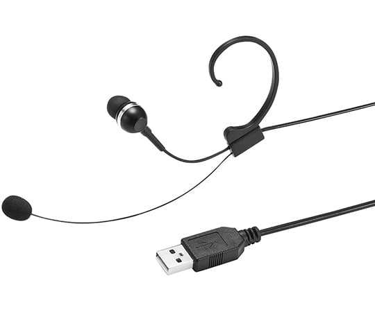 USBヘッドセット MM-HSU04BK