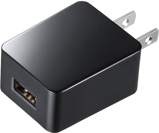 64-0900-88 USB充電器 2A 高耐久タイプ ACA-IP52BK